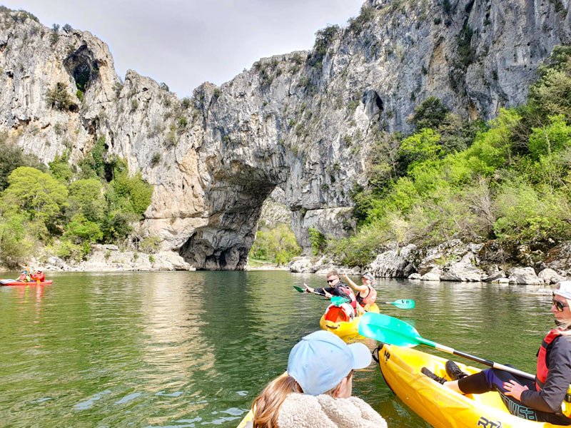 Itinéraire Passion | Location de canoë kayak à Vallon Pont d&apos;Arc en Ardèche